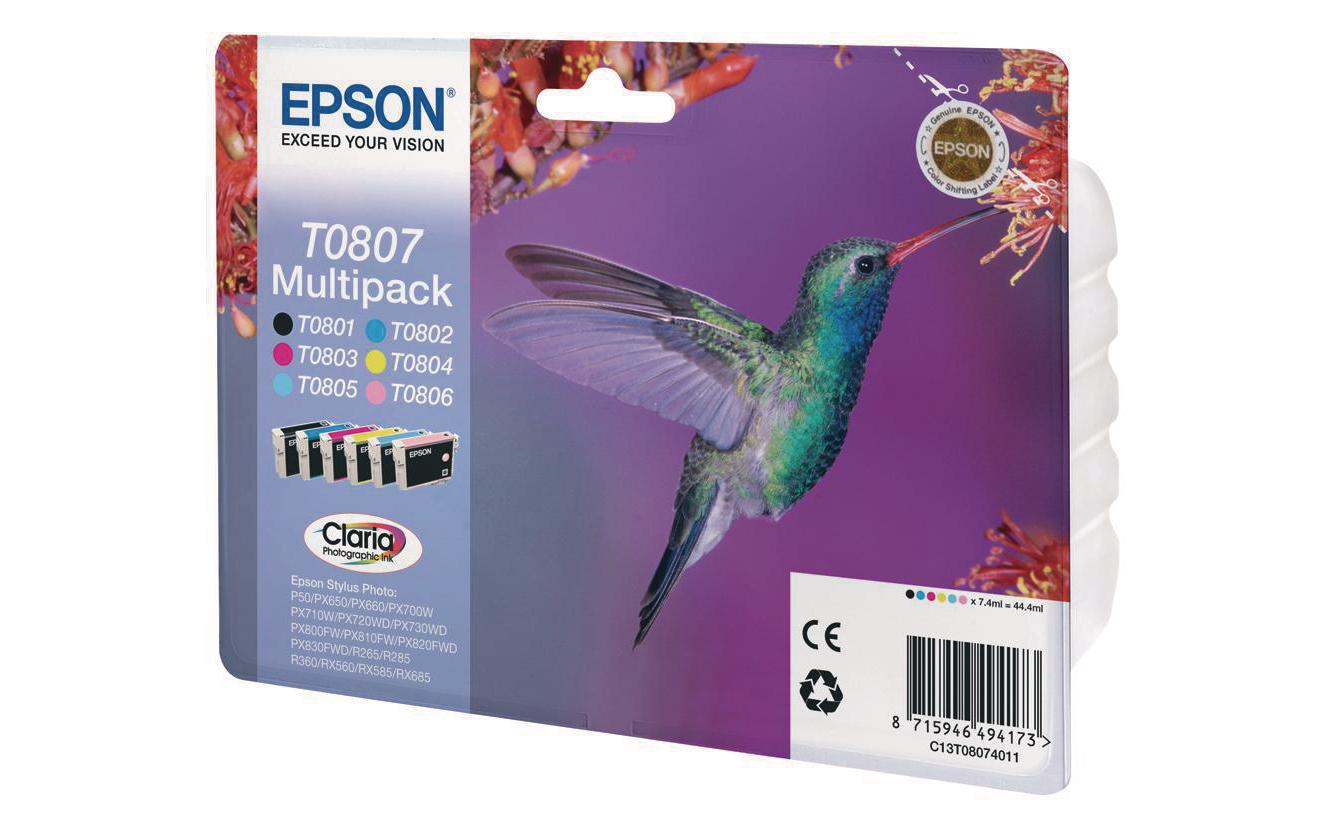 Stylus Epson C13T08074011 Multipack farbig