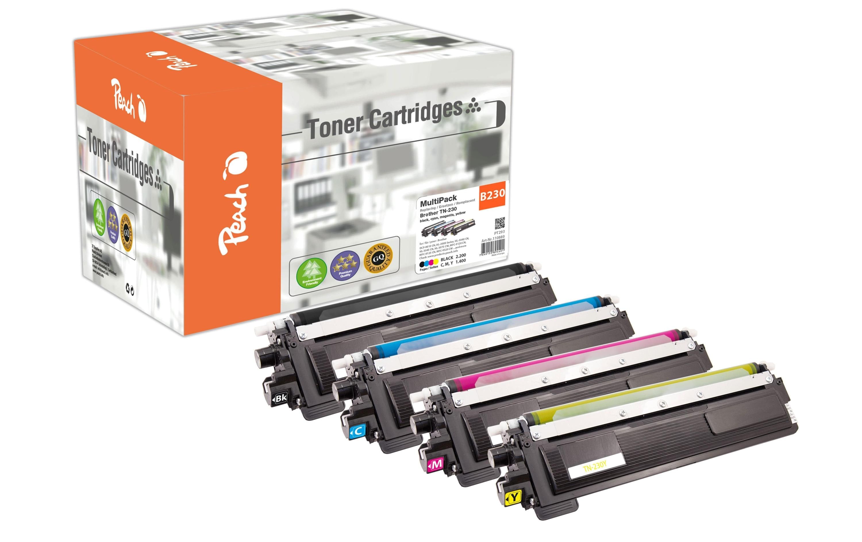 Peach Toner TN-230 Multipack