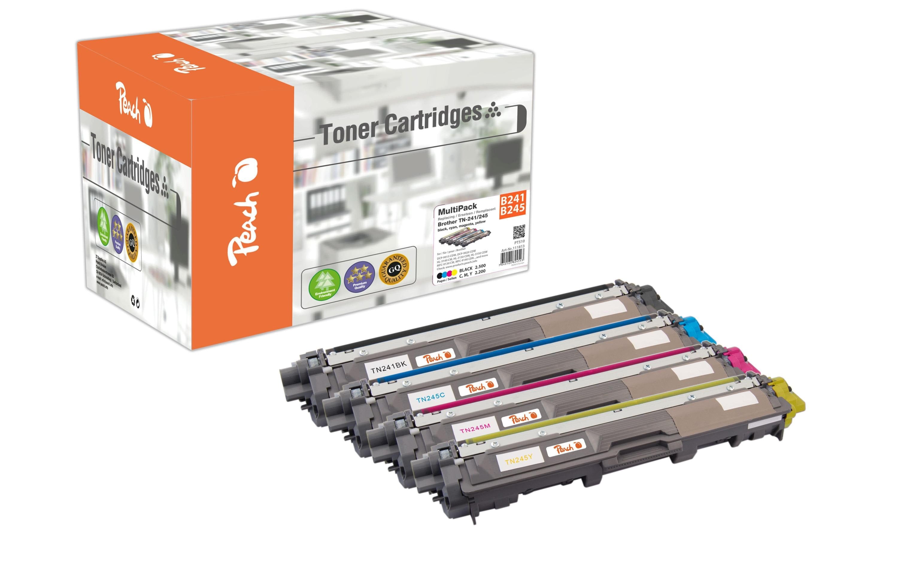 Peach Toner TN-245 Multipack