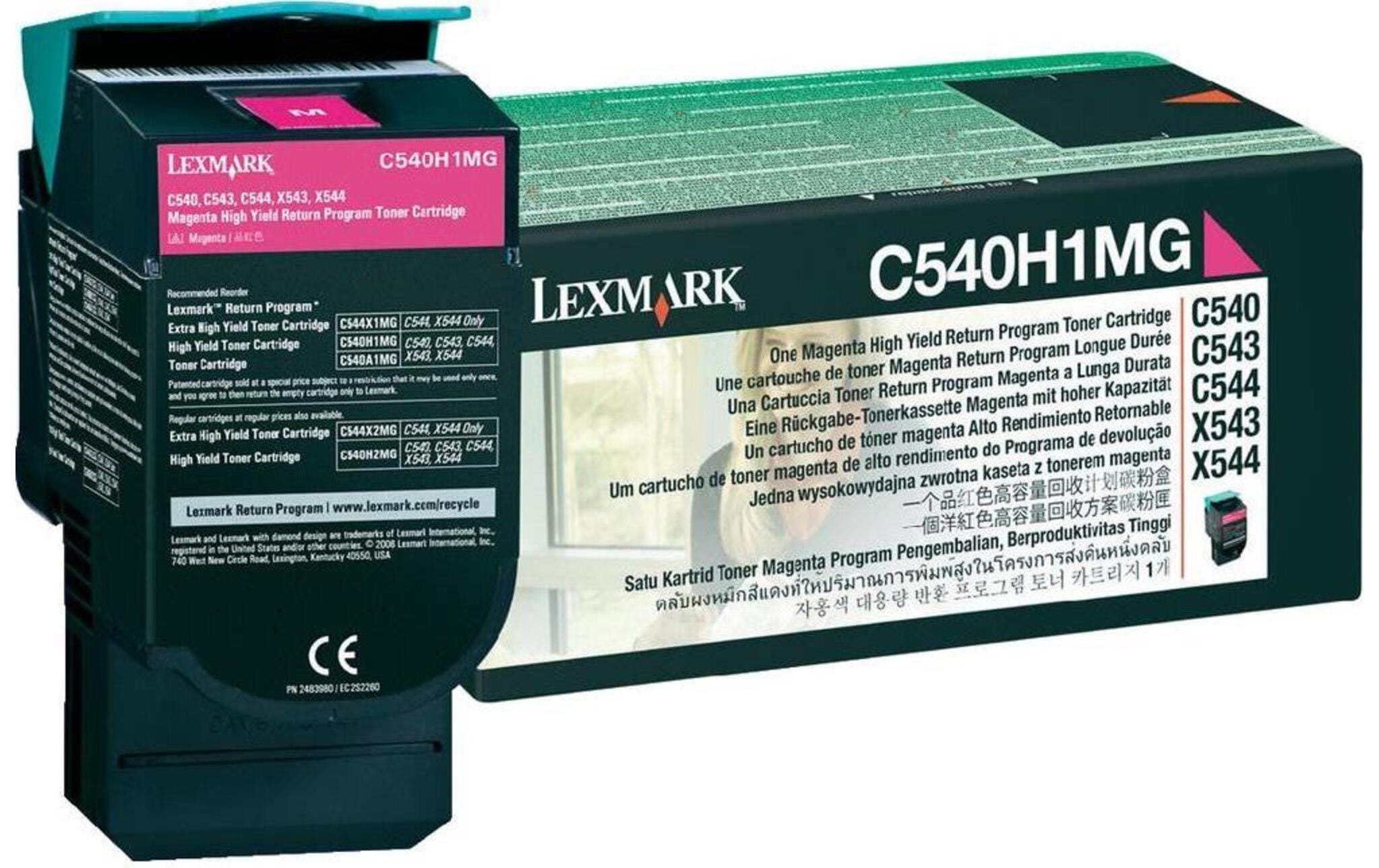 Rückgabe-Tonerkassette C540H1MG magenta