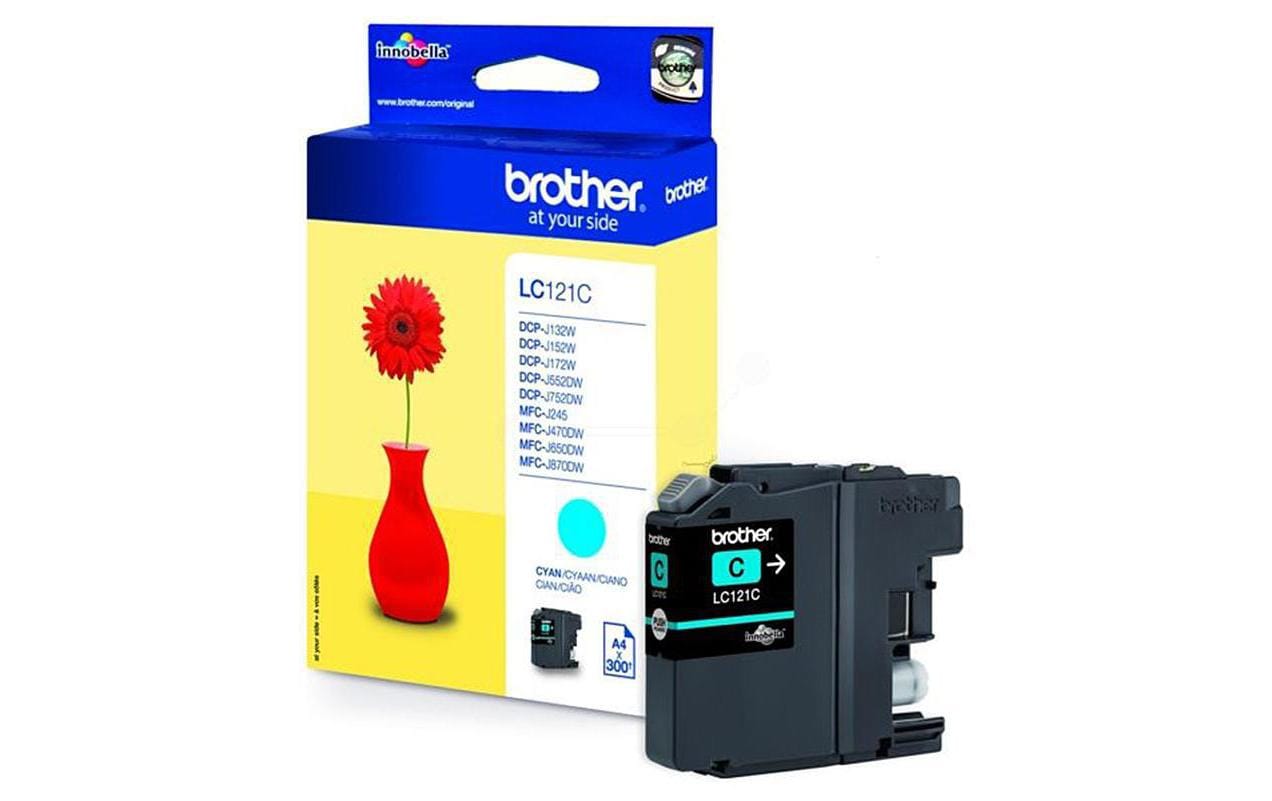 Tinte Brother LC-121C, cyan