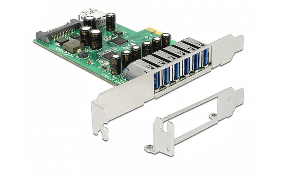 Delock 89377 PCI Express 6x USB 3.0 LP