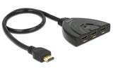 Delock 3 Port HDMI Switch, Bidirektional