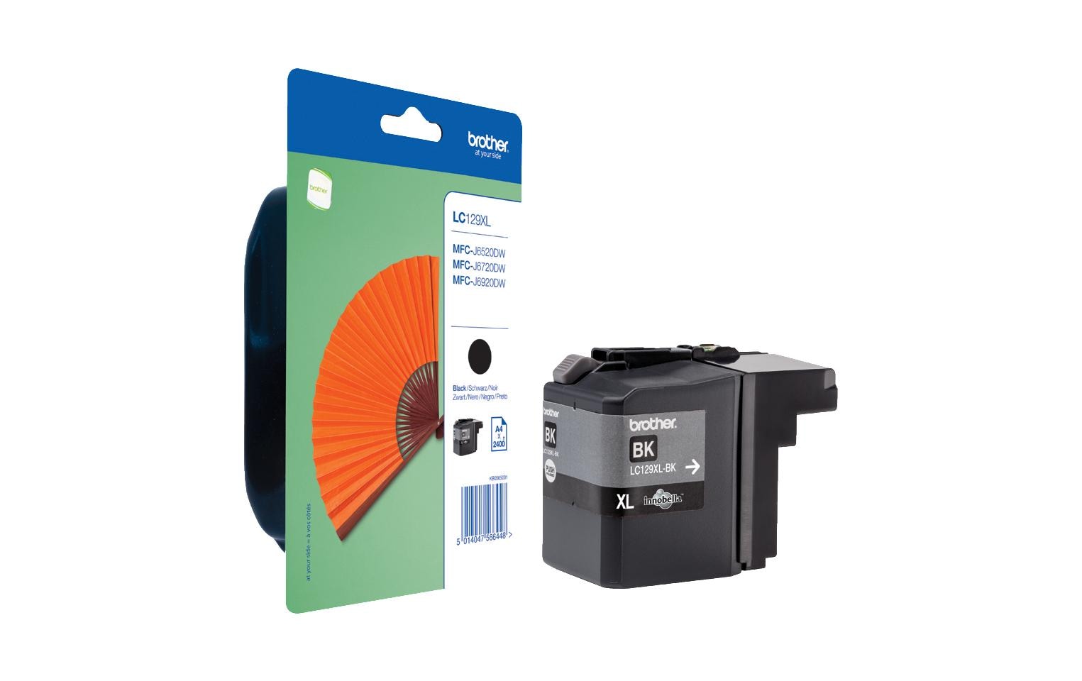 Tinte Brother LC-129XLBK, schwarz