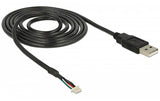 Delock Anschlusskabel USB 2.0 A Stecker