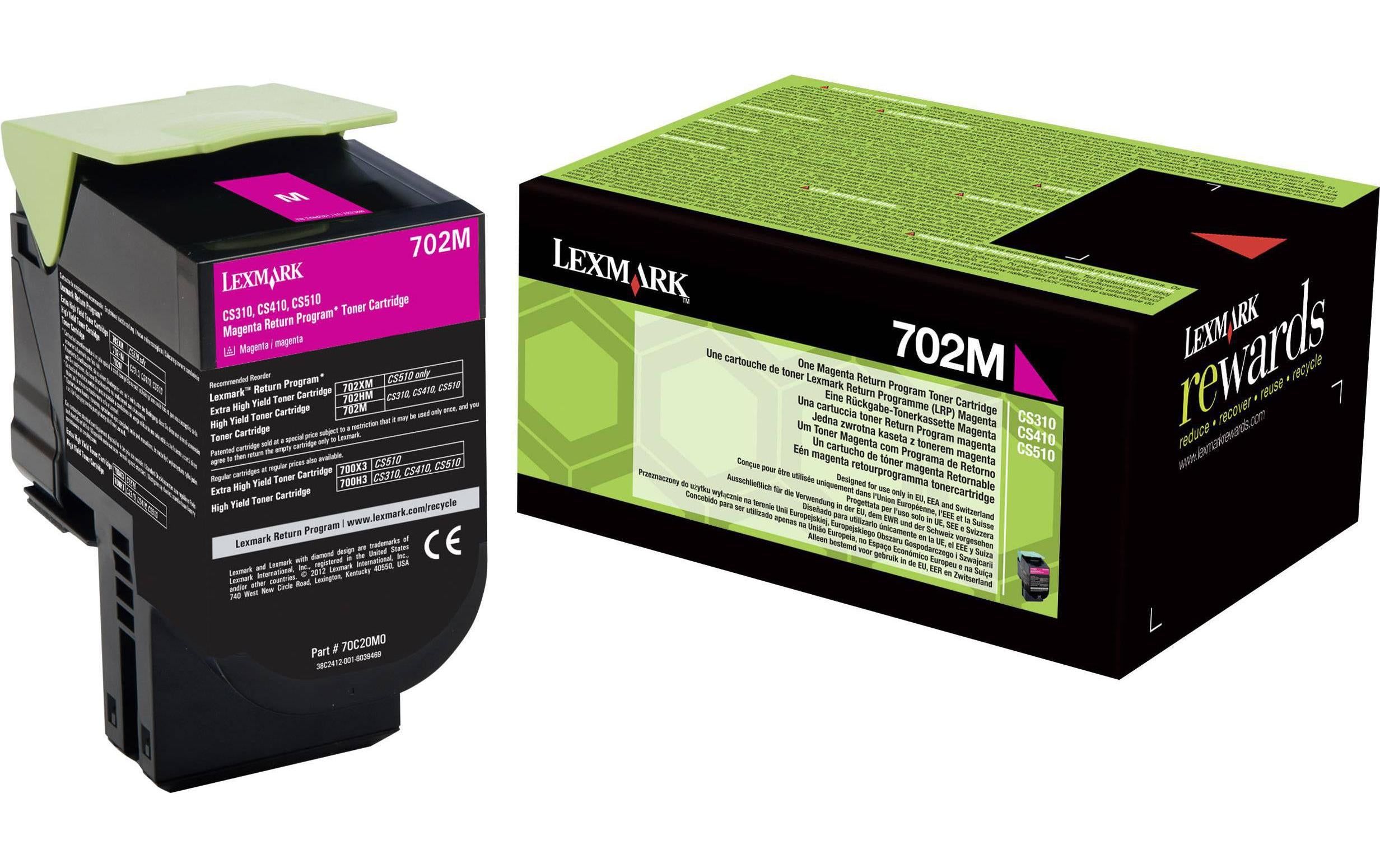 Toner Lexmark 70C20M0 magenta, 1000 Seiten
