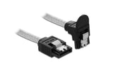 Delock SATA3 Kabel: 0.7m, gewinkelt