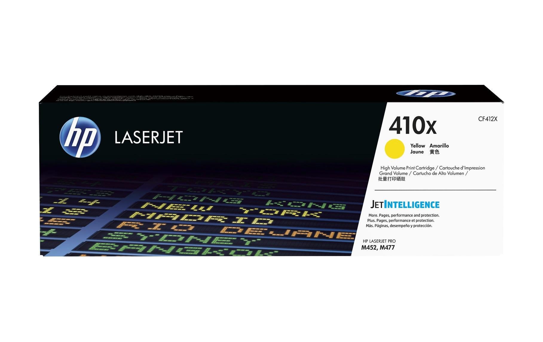 HP, Toner Nr. 410X (CF412X) Yellow
