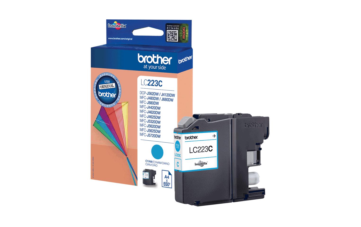 Tinte Brother LC-223C, cyan