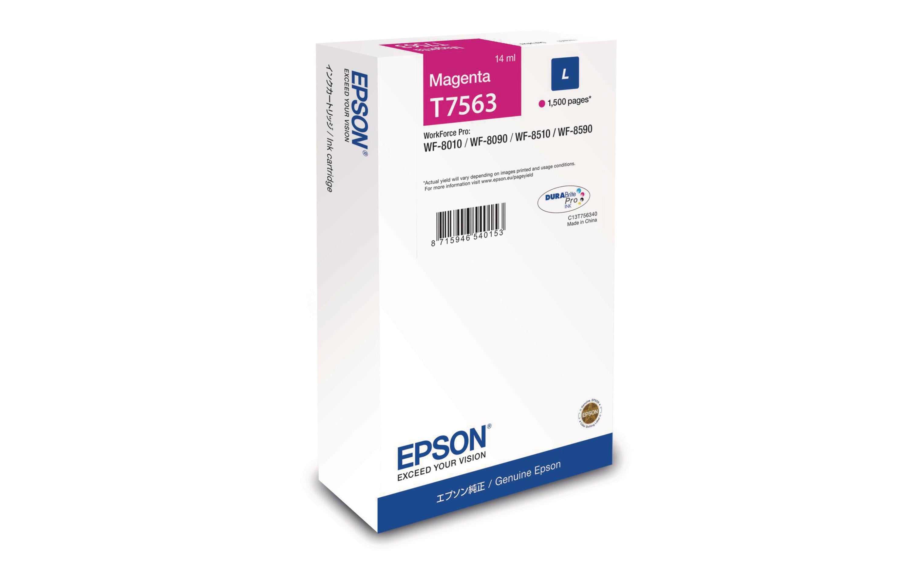 Tinte Epson T7563, magenta