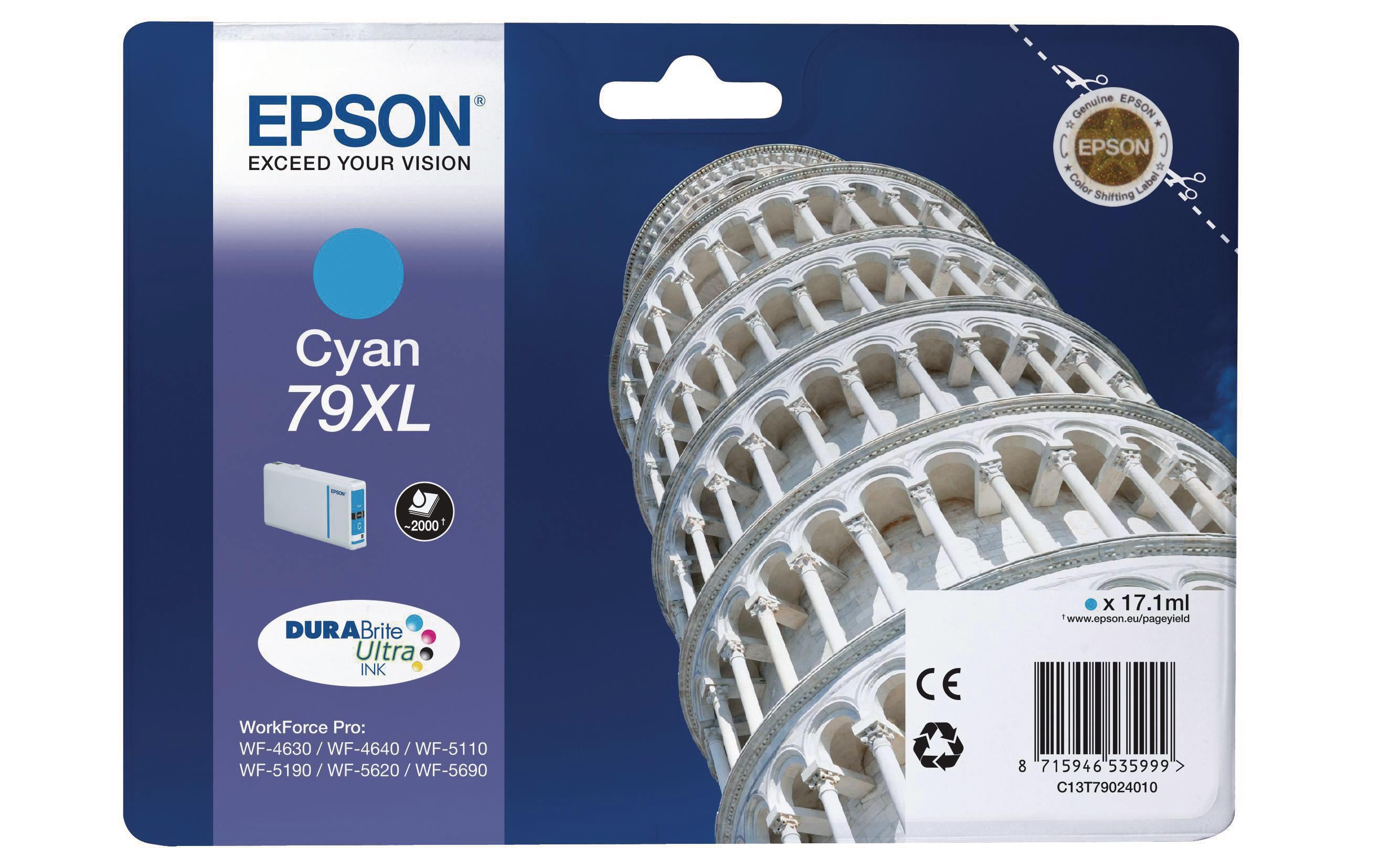 Tinte Epson T79024010 cyan, 17.1ml