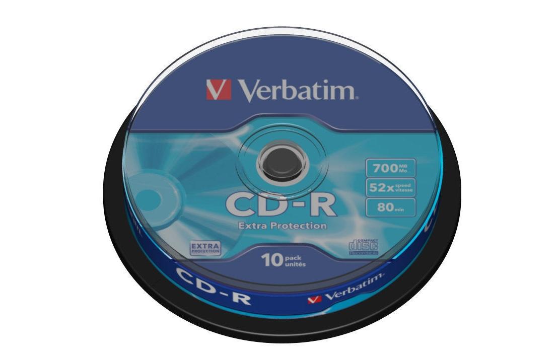 Verbatim CD-R 52x 80Min/700MB 10-Spindel