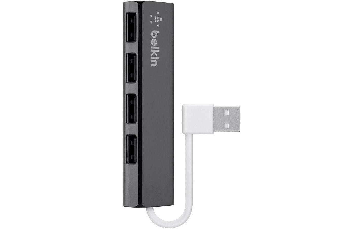 BELKIN 4-Port USB 2.0 HUB SLIM Schwarz