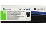 Toner Lexmark 74C2SC0 cyan, 7'000Seiten
