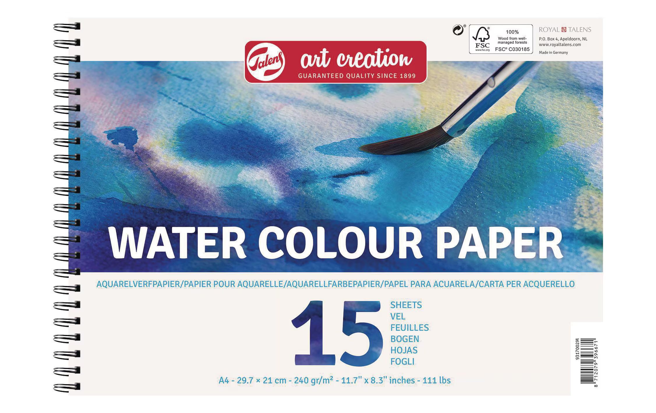 Talens Aquarellpapier A4