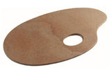 Talens Farbpalette Holz Oval
