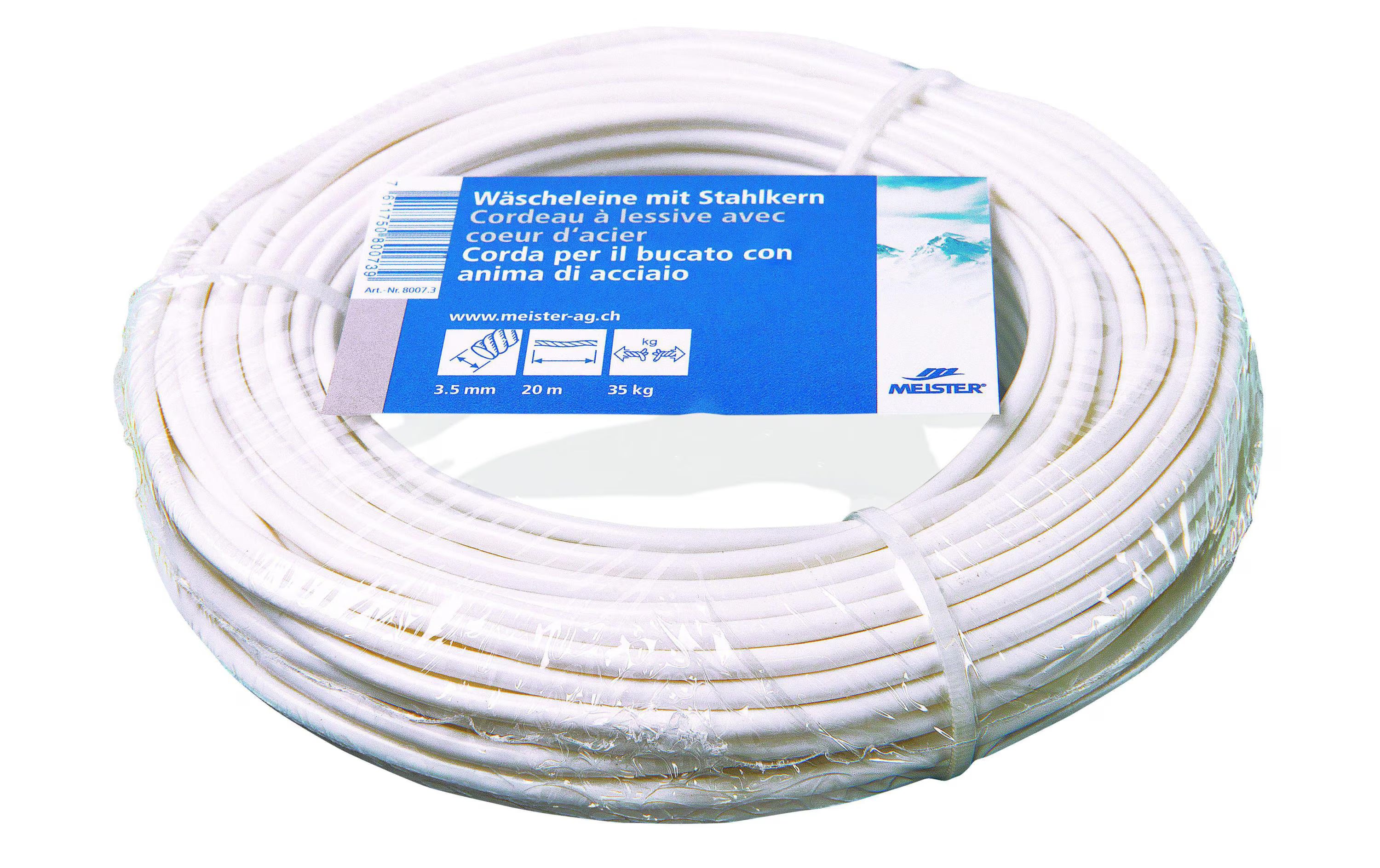 Meister WAESCHELEINE PVC MIT STAHLKERN