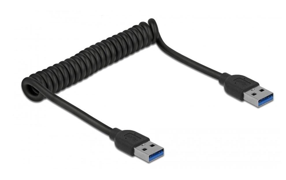 Delock USB3.1 Spiralkabel Typ-A 30-70cm