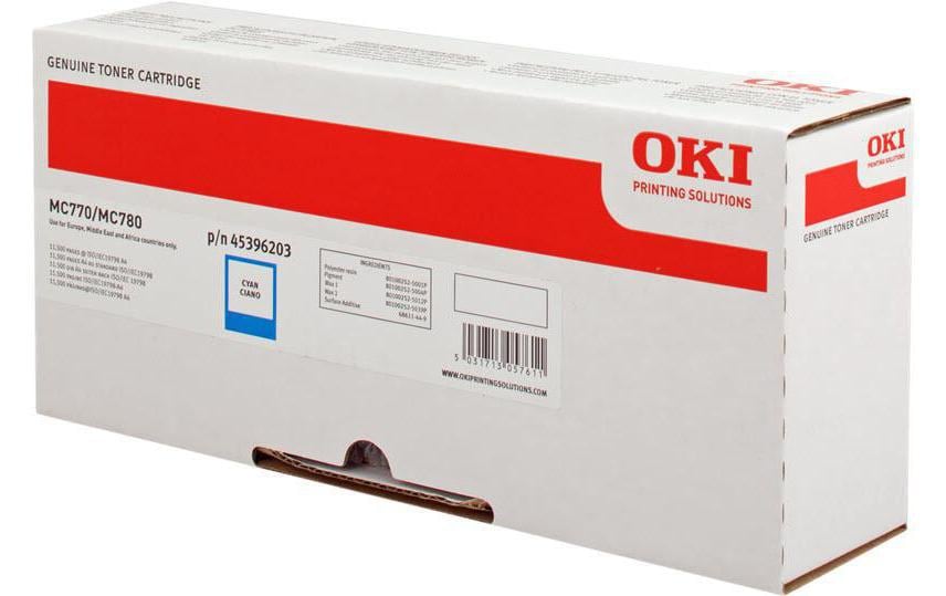 OKI Toner 45396203 cyan, MC770/780
