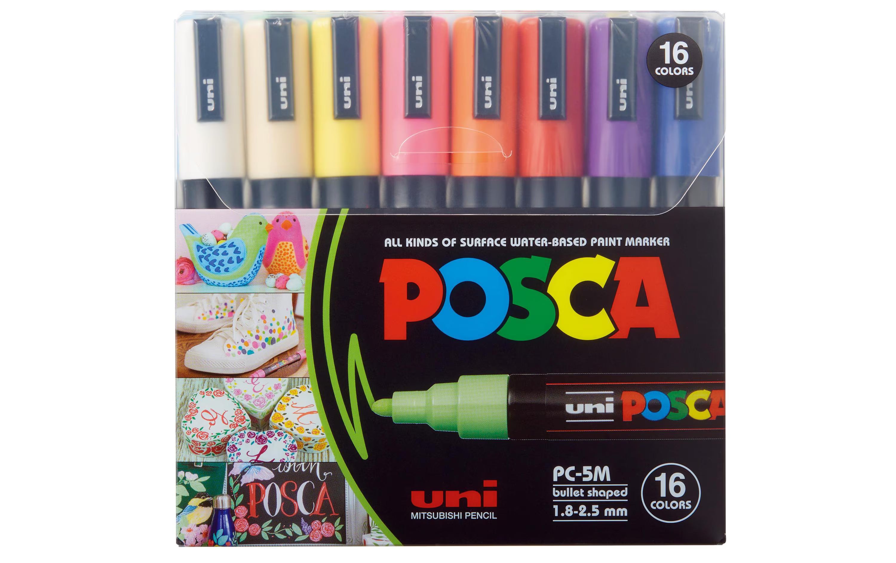 Uni POSCA Marker PC5M SET16