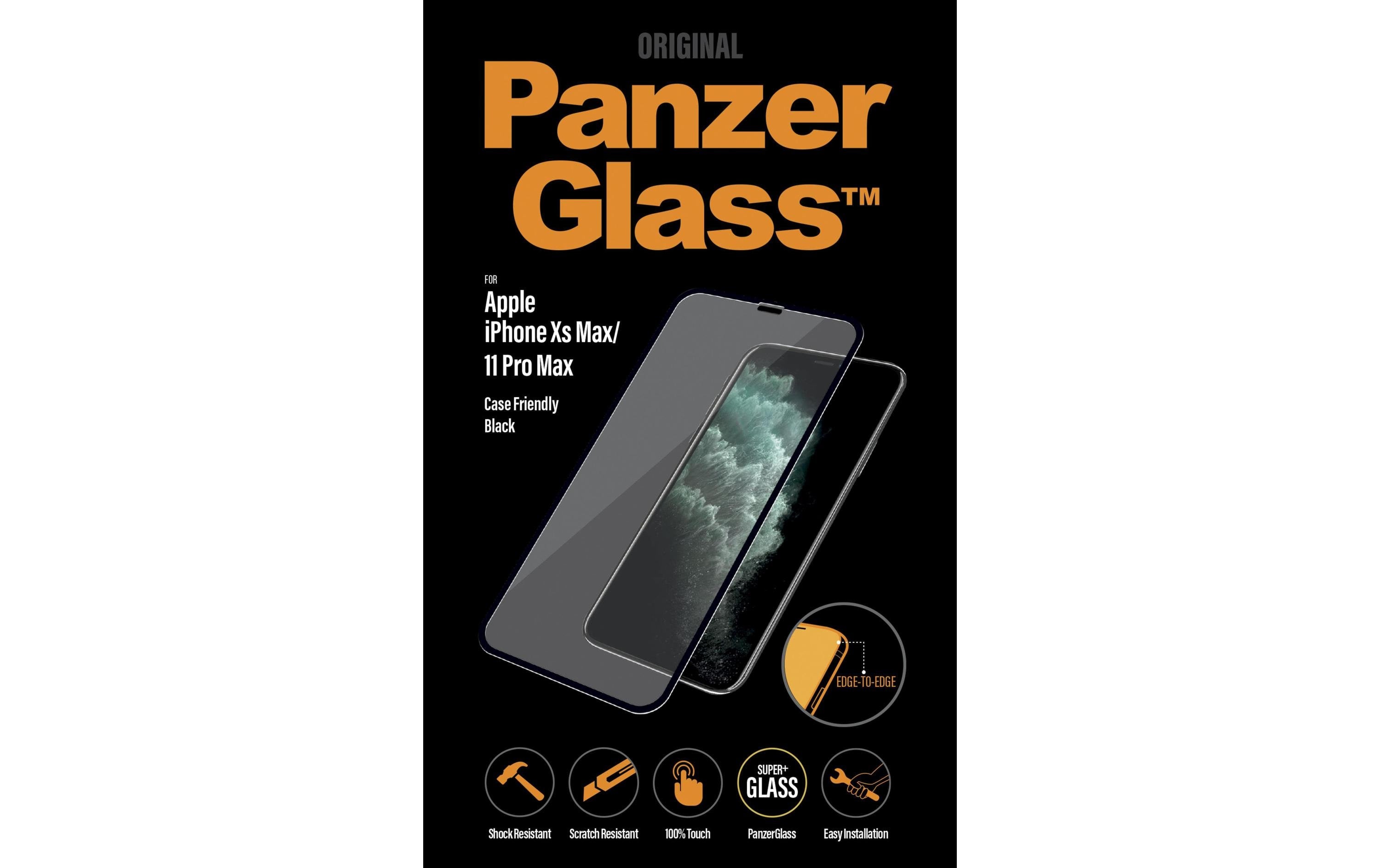 PANZERGLASS Displayschutz CF black