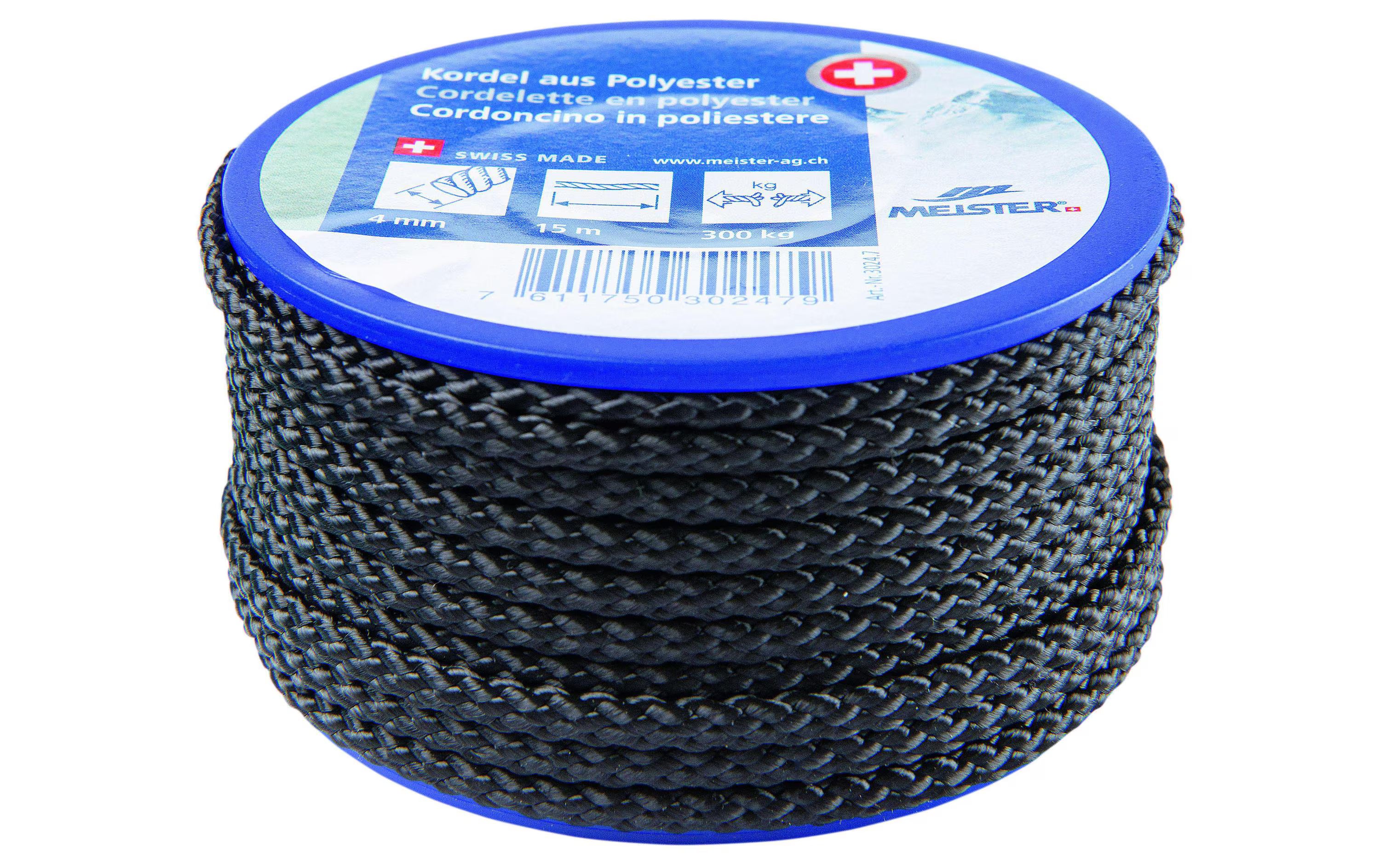 Meister Kordel Ø 4 mm, 15 m, 300 kg,