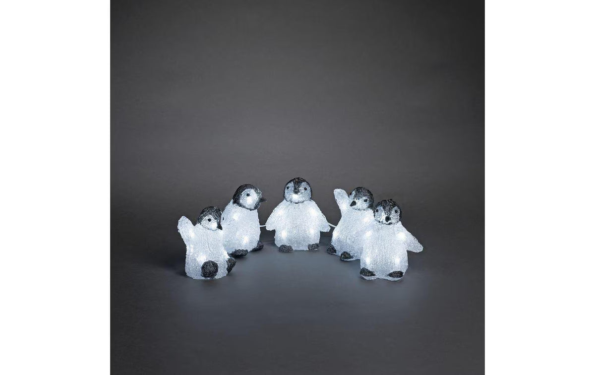 Konstsmide LED Acrylpinguine 5er Set