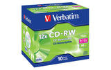 Verbatim CD-RW 12x 700MB/80Min, 10er Pack