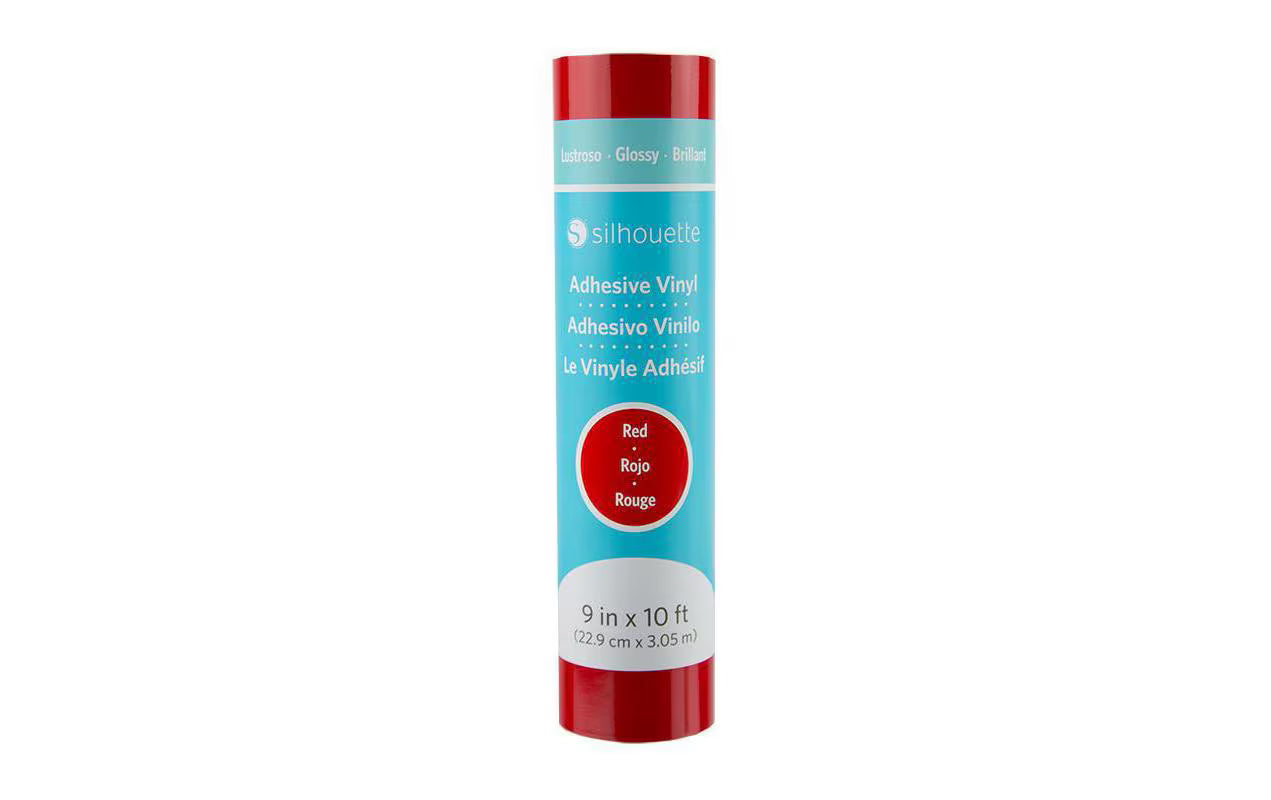 Silhouette, Vinylfolie Glossy 22.9 cm Rot