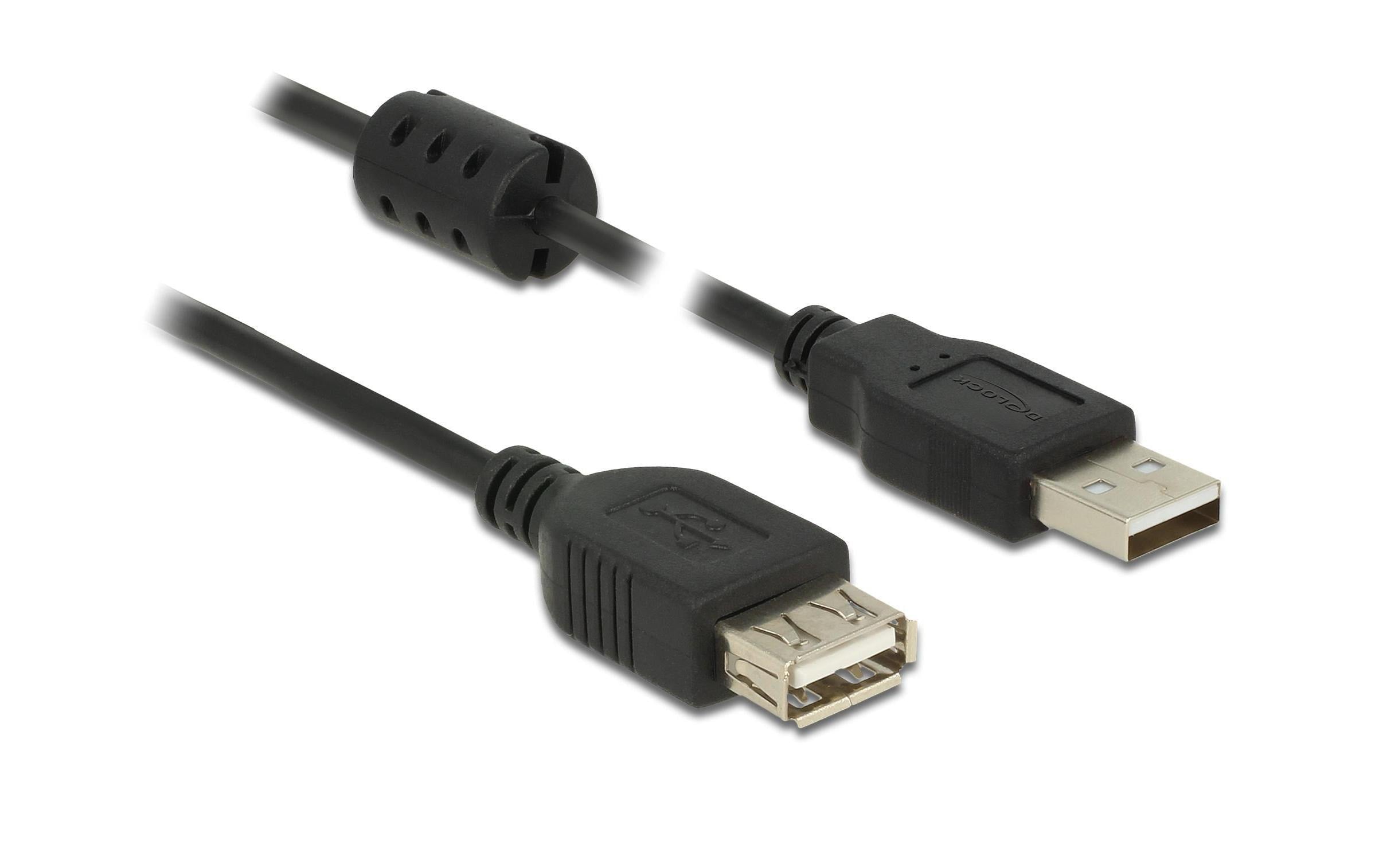 Delock USB2 Verlängerungskabel A-A, 1m