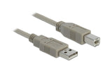Delock USB2.0-Kabel A-B: 3m