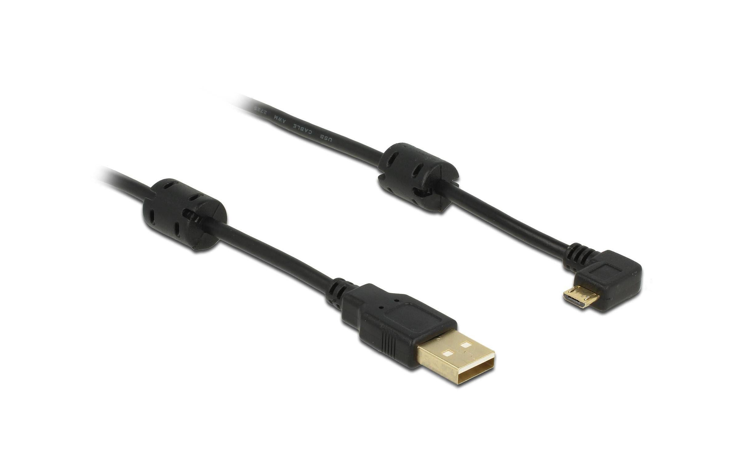 Delock USB2 Kabel A-MiniB gewinkelt, 1m
