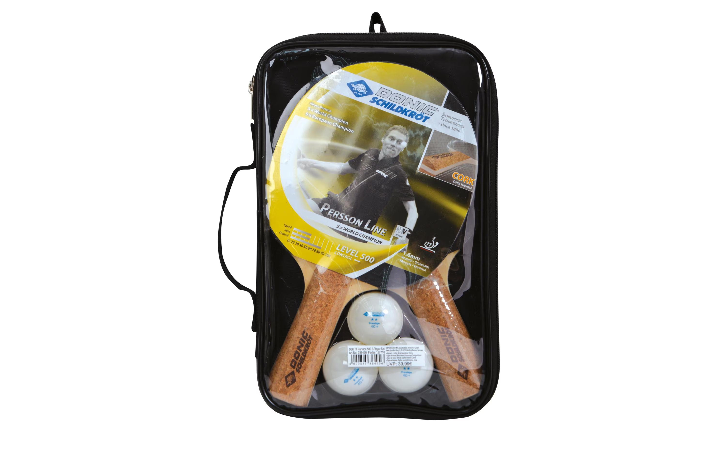 DONIC Schildkröt Set Persson 500 Kork
