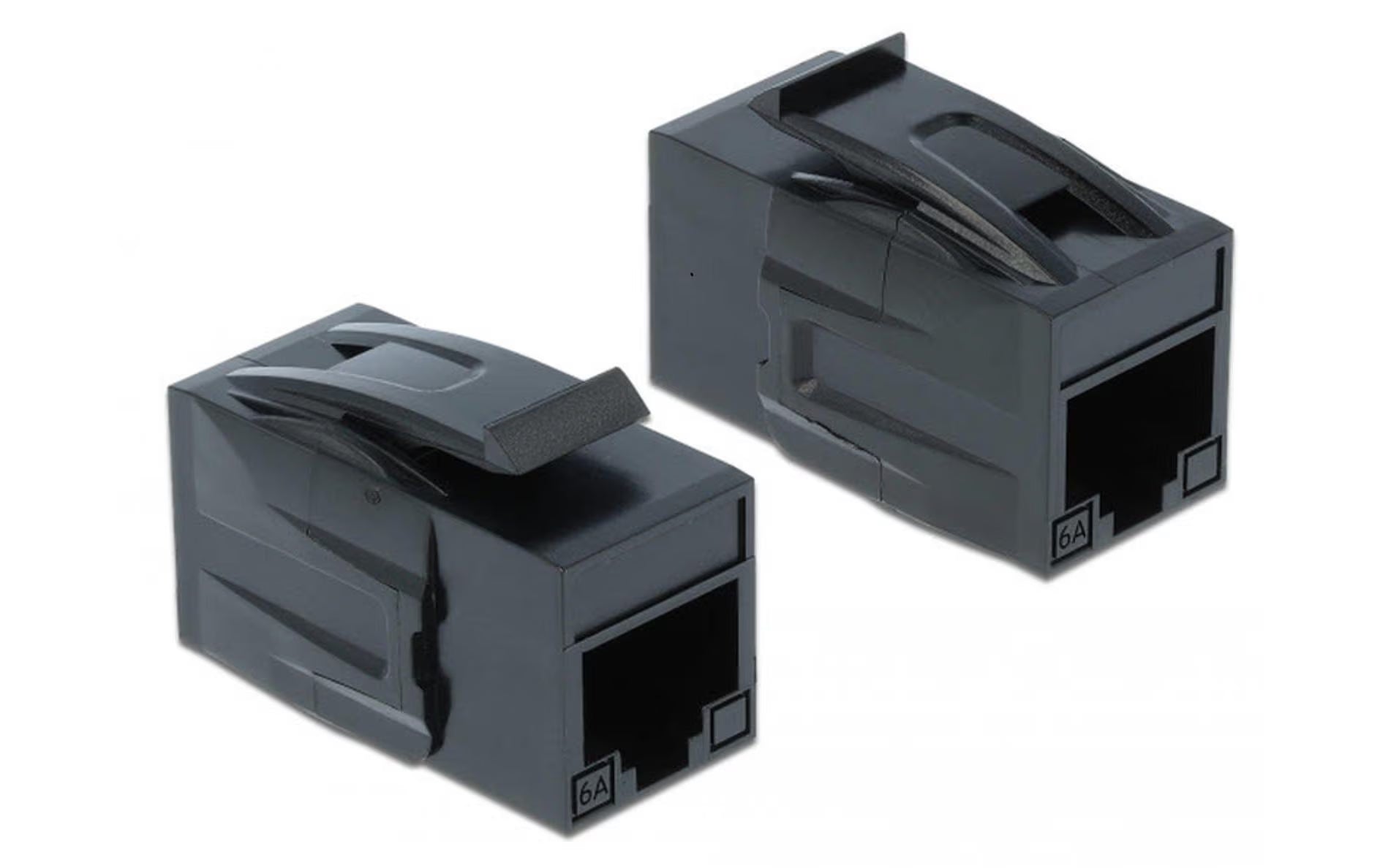 Delock Keystone Modul Cat.6A, UTP, schwarz