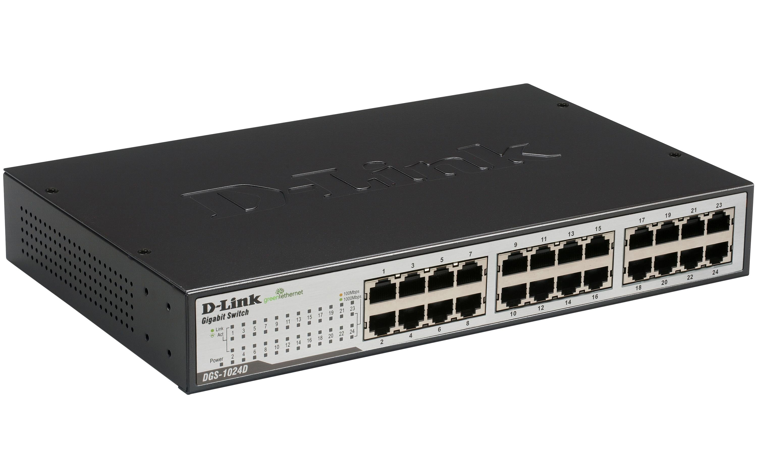 D-Link DGS-1024D: 24Port Switch, 1Gbps