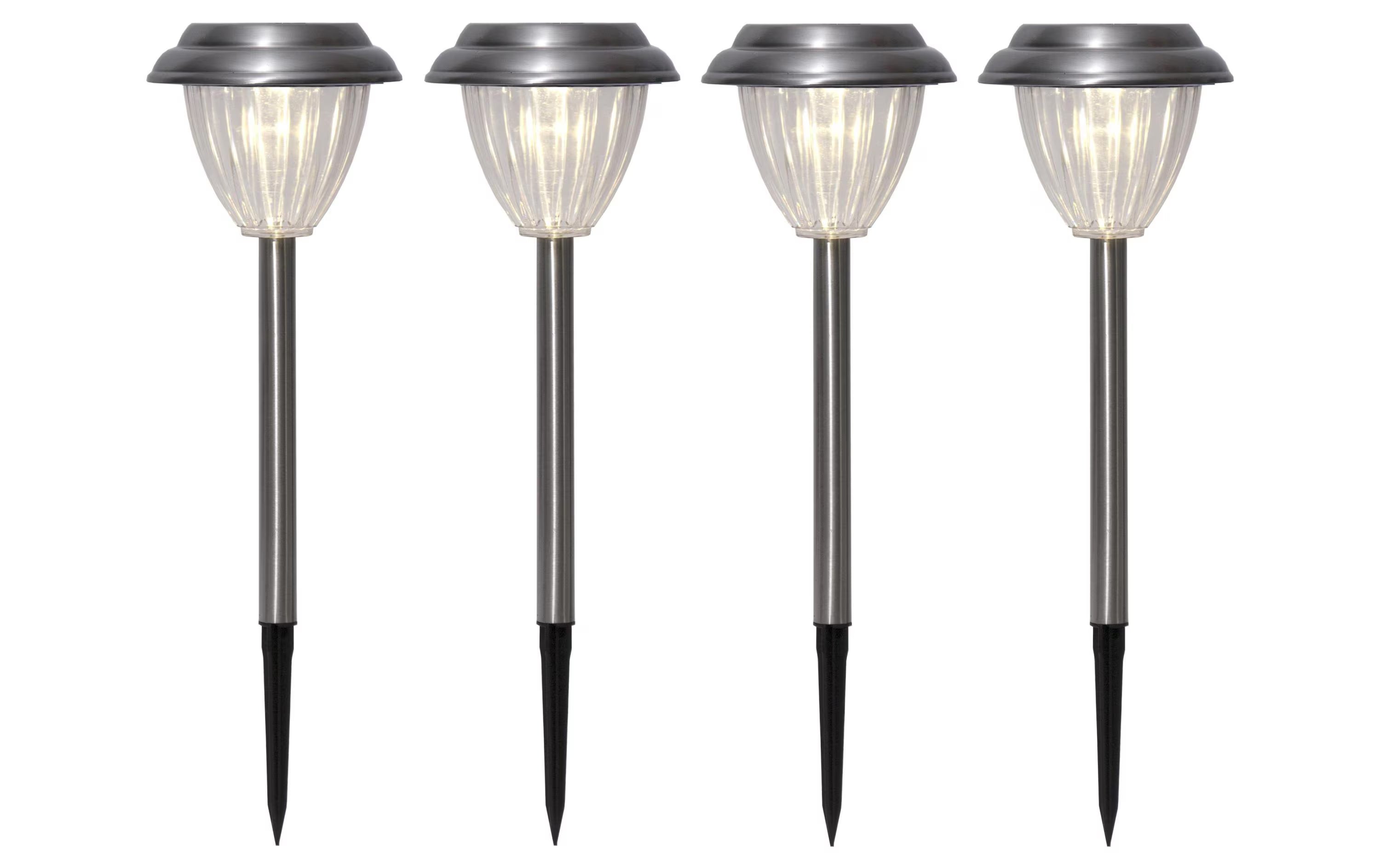 Star Trading Solar Poller-Leuchte 4 Pack