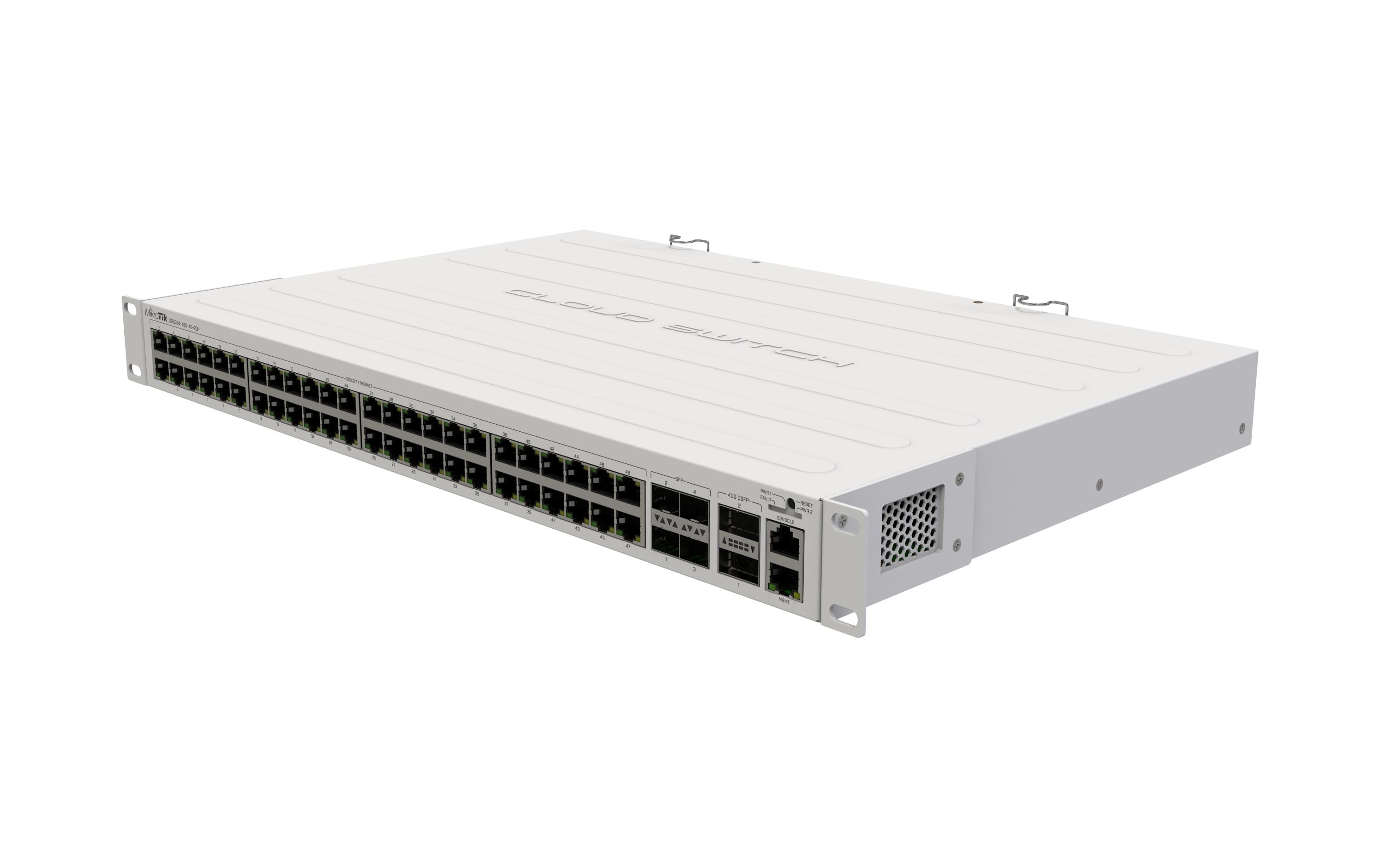 MikroTik CRS354-48G-4S+2Q+RM: Smart Switch
