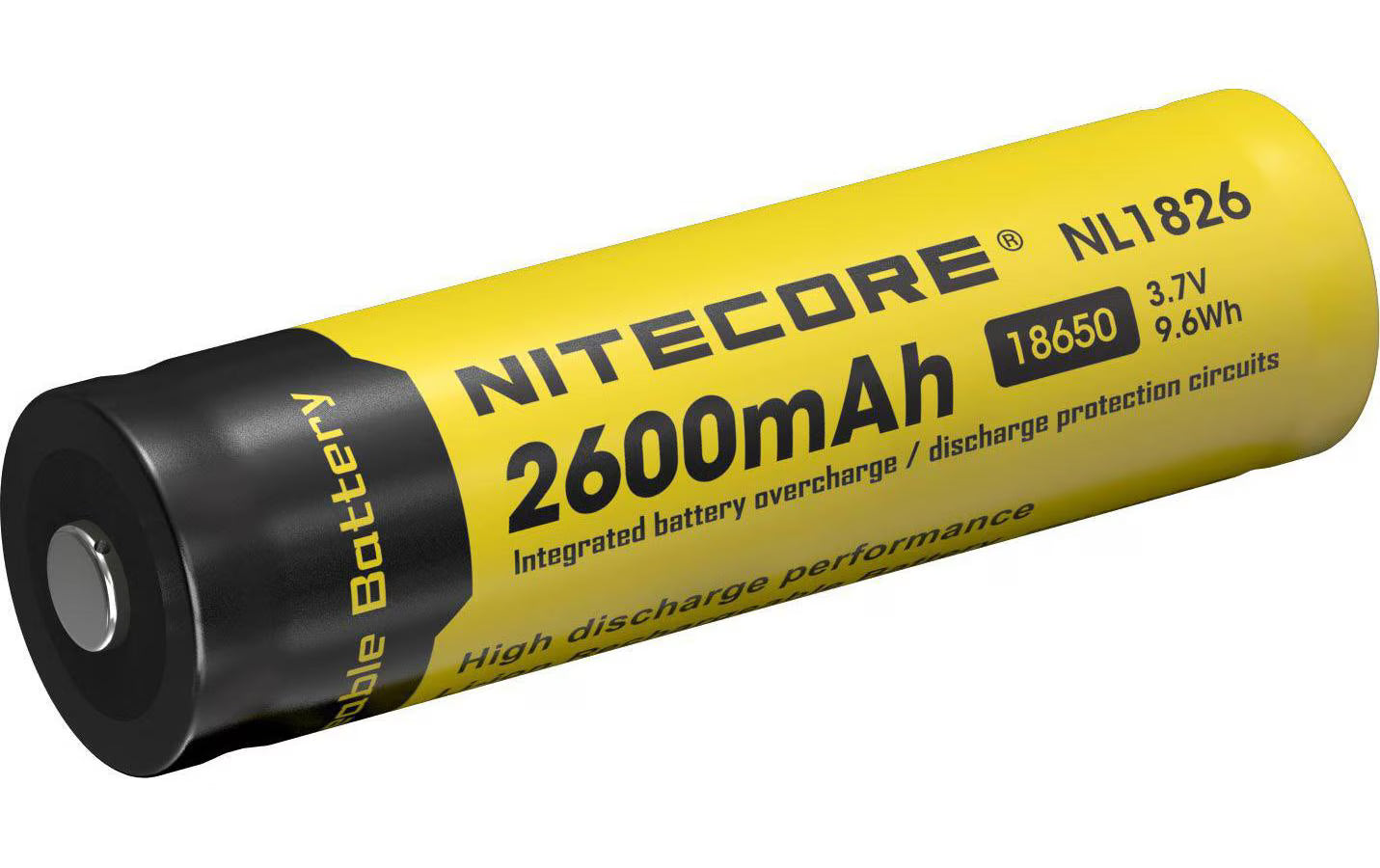 NiteCore 18650 Akku 2600mAh NL1826