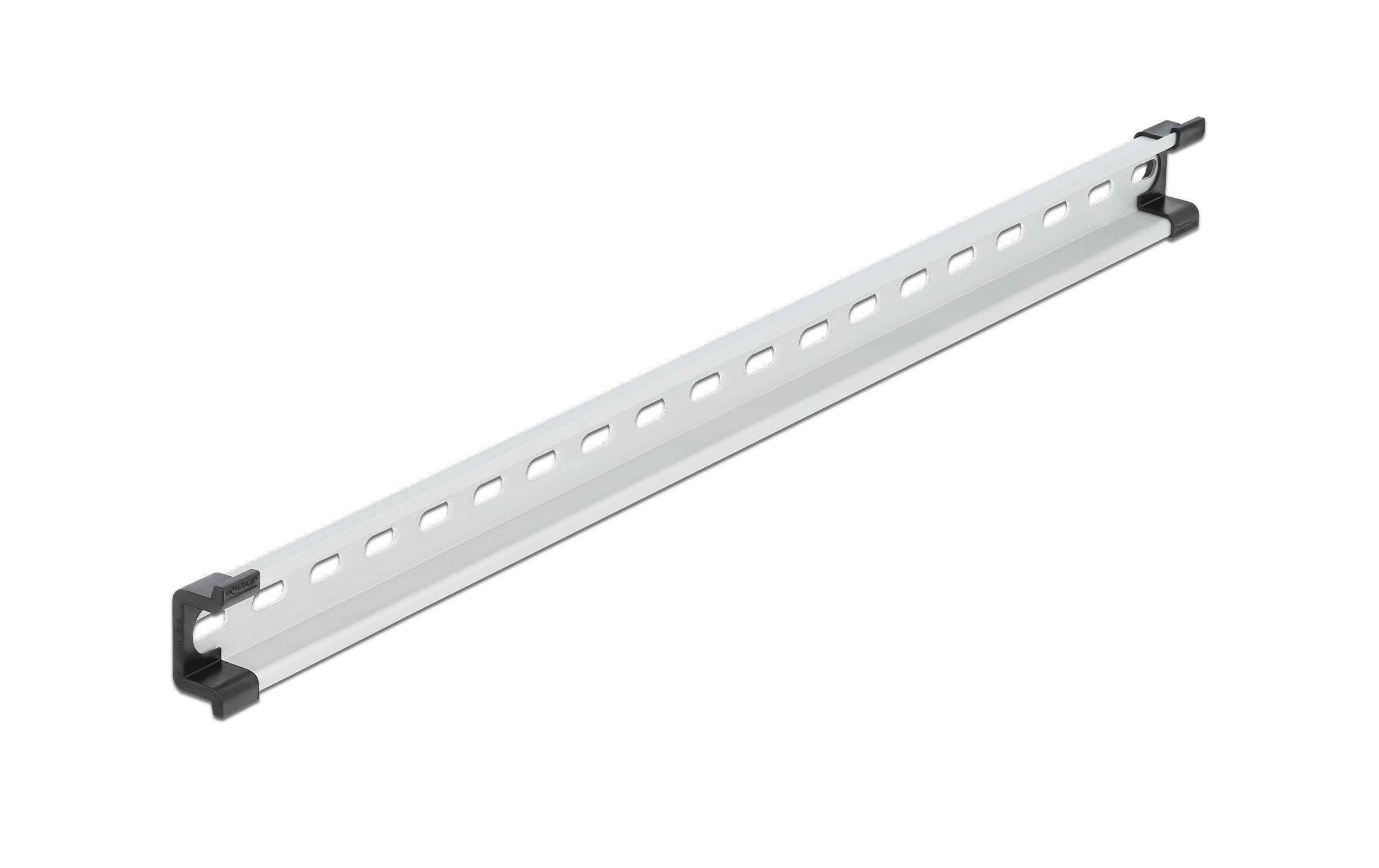 Delock Hutschiene 50cm, mit Schlitzlöcher