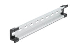 Delock Hutschiene 25cm, mit Schlitzlöcher