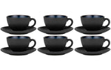 Bitz Kaffeetasse 240ml Schwarz/Blau