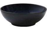 Bitz, Salatschüssel 30 cm, Schwarz/Dunkelbl