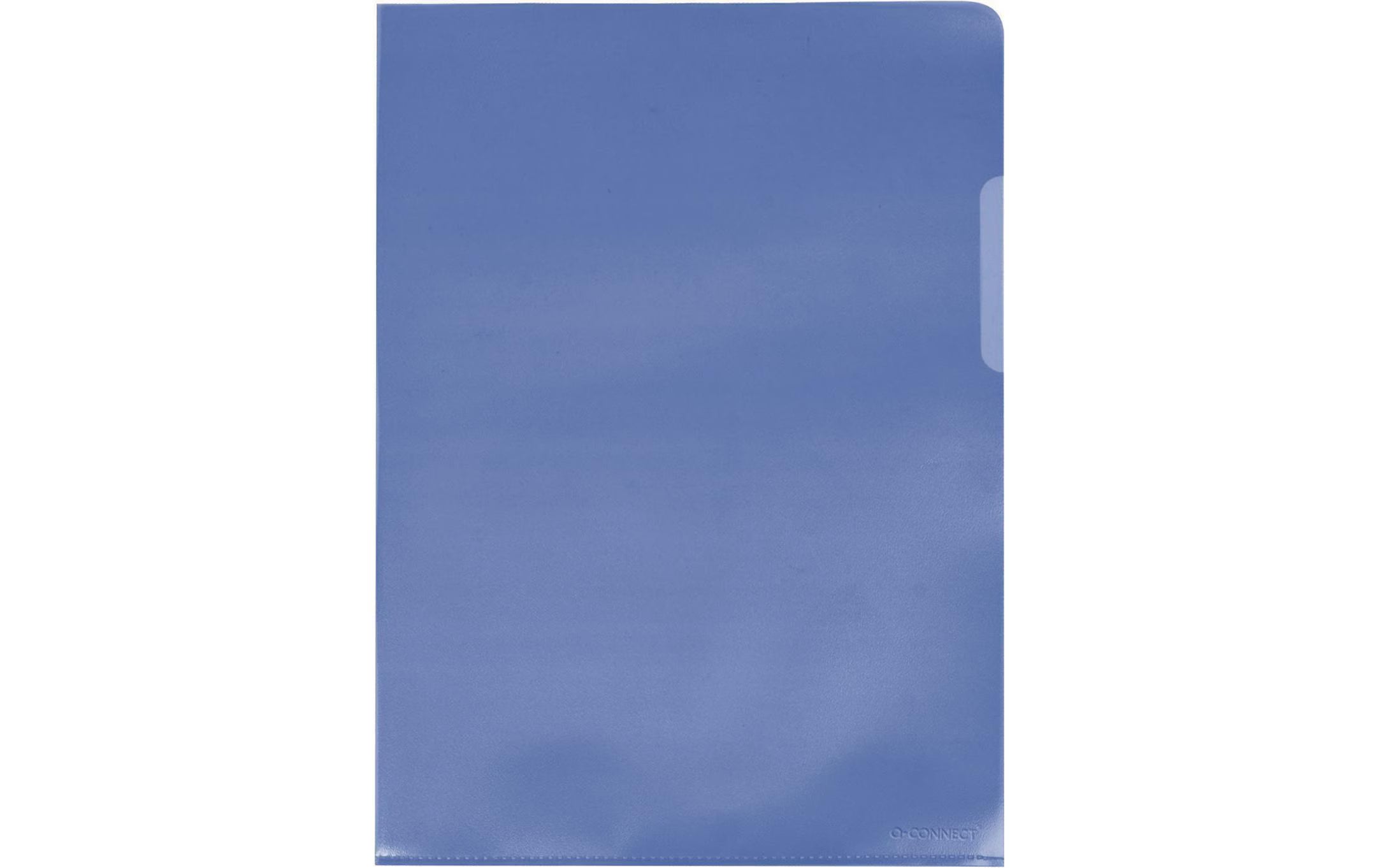 CONNECT, Sichthülle A4 Blau, 10 Stück