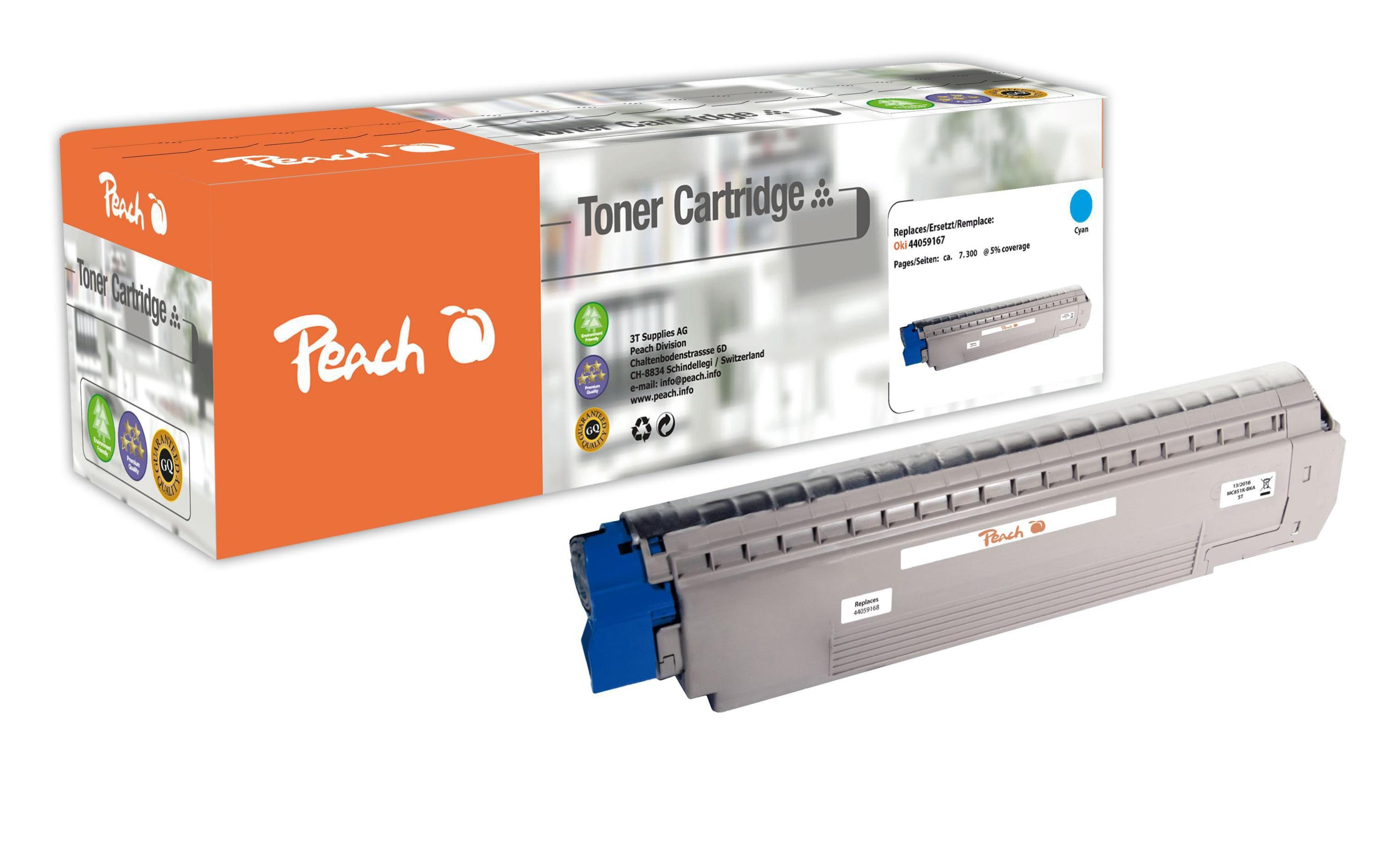 Peach Toner OKI 44059167 cyan