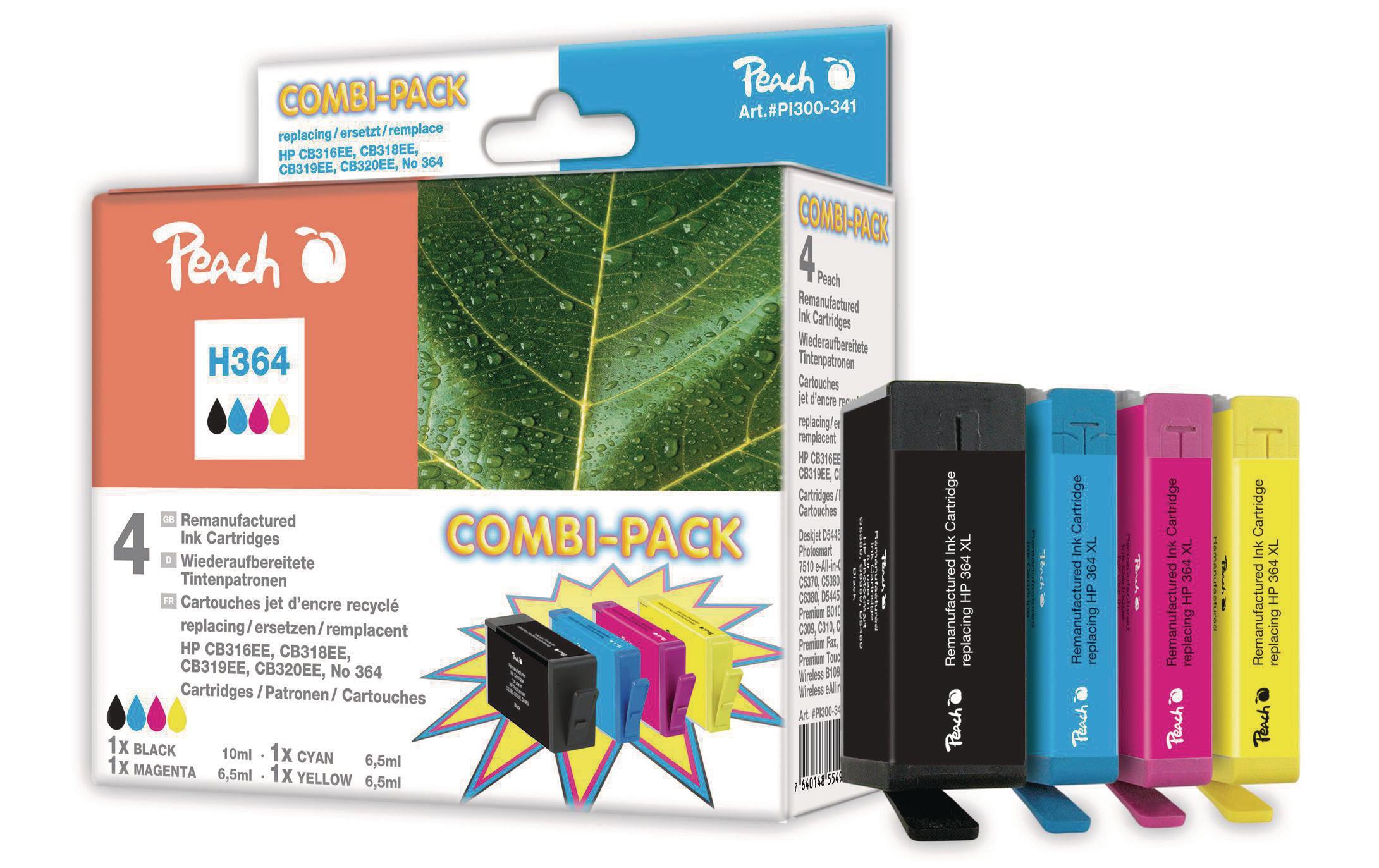 Peach Tinte HP No 364 MultiPack