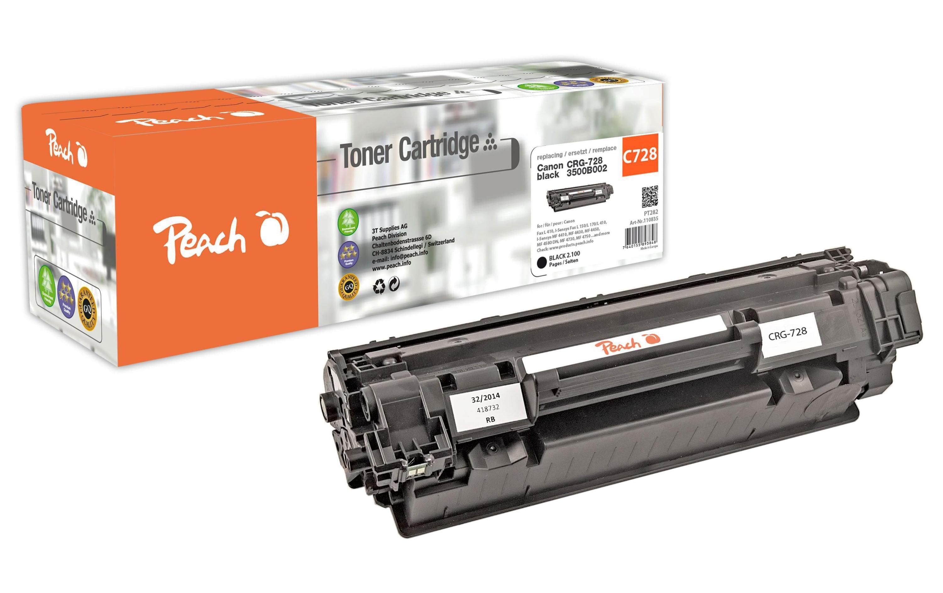 Peach Toner für Canon CRG 728 black