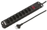 STEBA VARIABL 8xT13, mit Schalter, 5m, sw