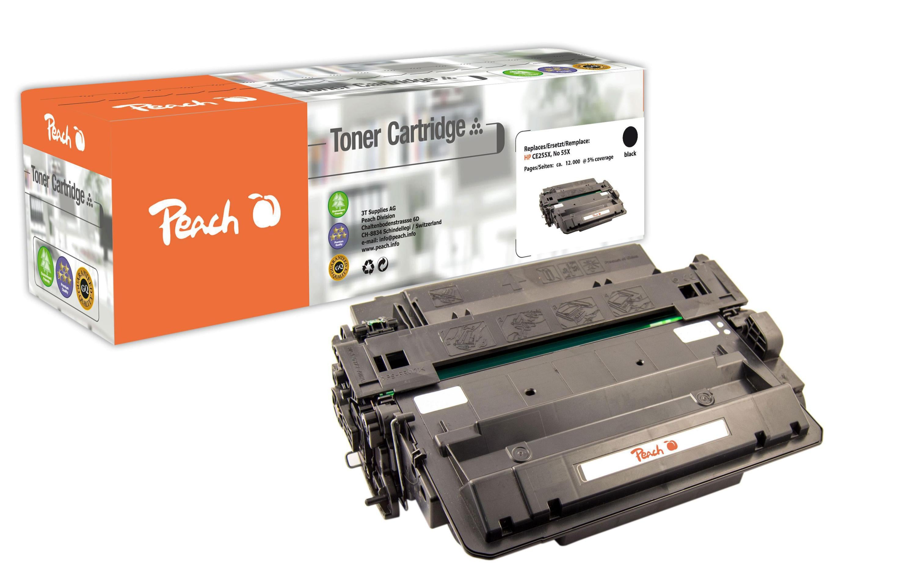 Peach Toner HP CE255X Nr. 55X black