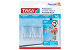 Klebehaken transparent, Glas, 1 kg