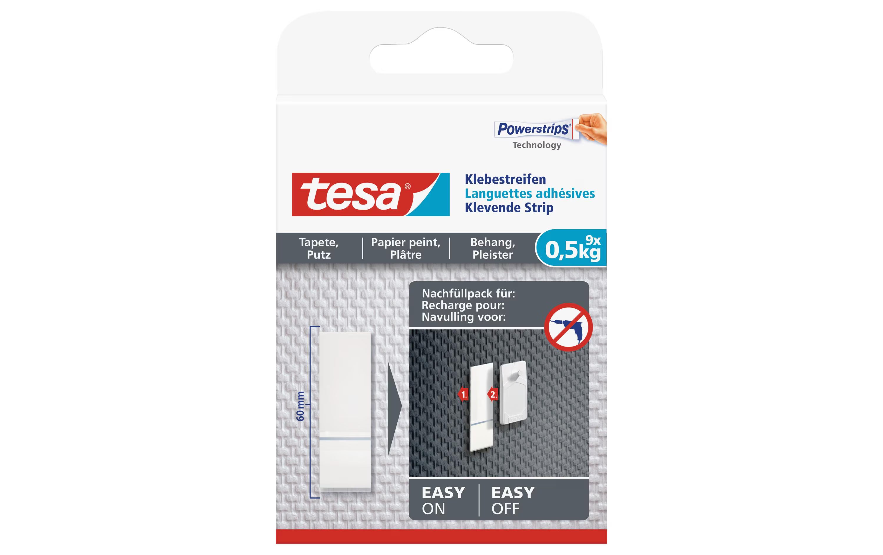 Klebestreifen Tapete&Putz, 0,5 kg